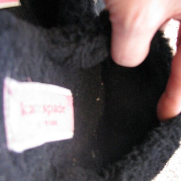 Kate Spade fuzzy house slippers L - Picture 4 of 8